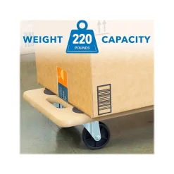 Mount-It! Small Platform Mover Dolly, 220 lb. Capacity, Light Brown (MI-925)