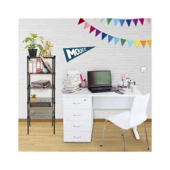 Mount-It! 5-Tier Metal Shelving Unit, 17