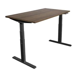 Mount-It! Ultimate 55"W Electric Rectangular Adjustable Standing Desk, Adrift/Black (MI-18080)