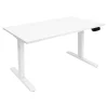 Mount-It! 48"W Electric Adjustable Standing Desk, White (MI-18066)