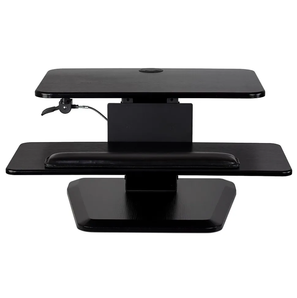 Mount-It! 23"W Manual Adjustable Standing Desk Converter, Black (MI-7916)