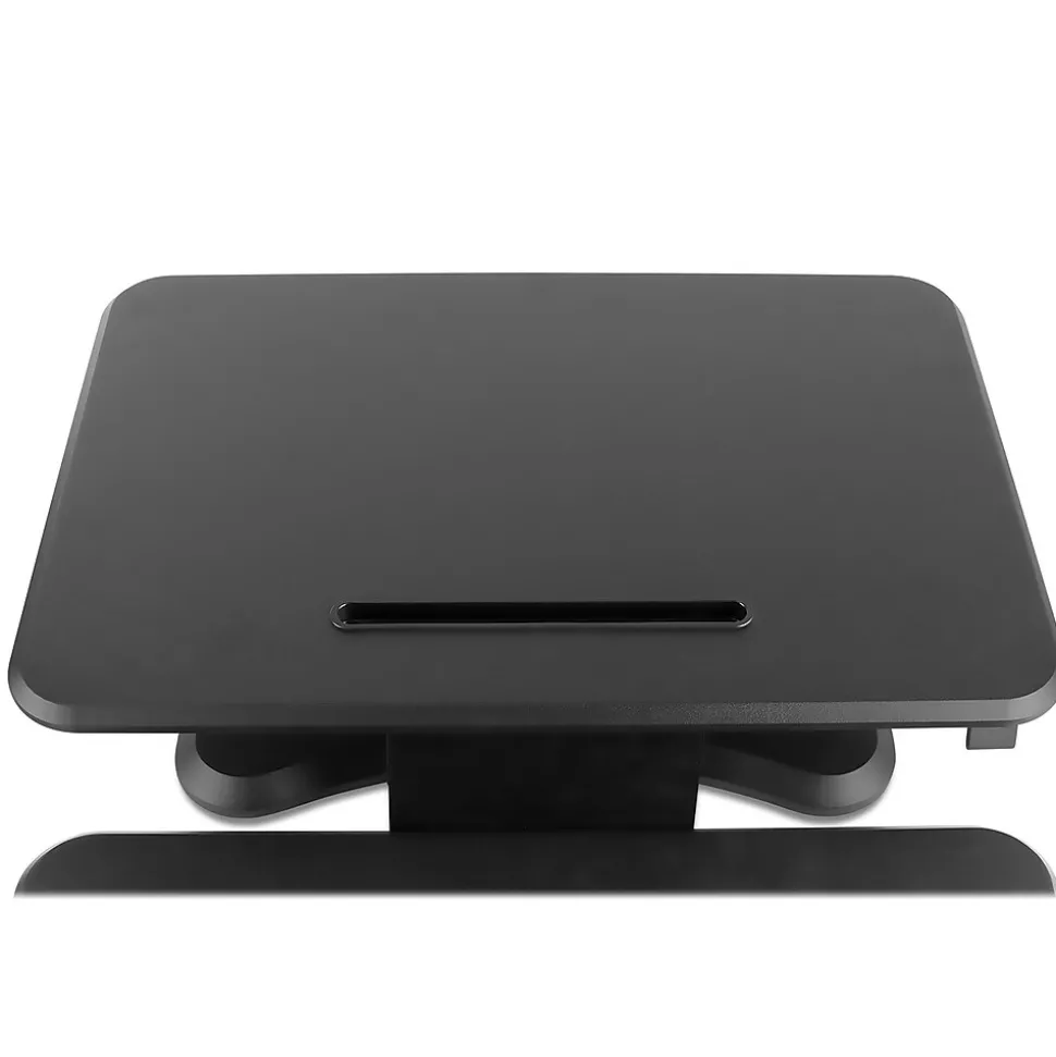 Mount-It! 25"W Manual Adjustable Standing Desk Converter, Black (MI-7957)