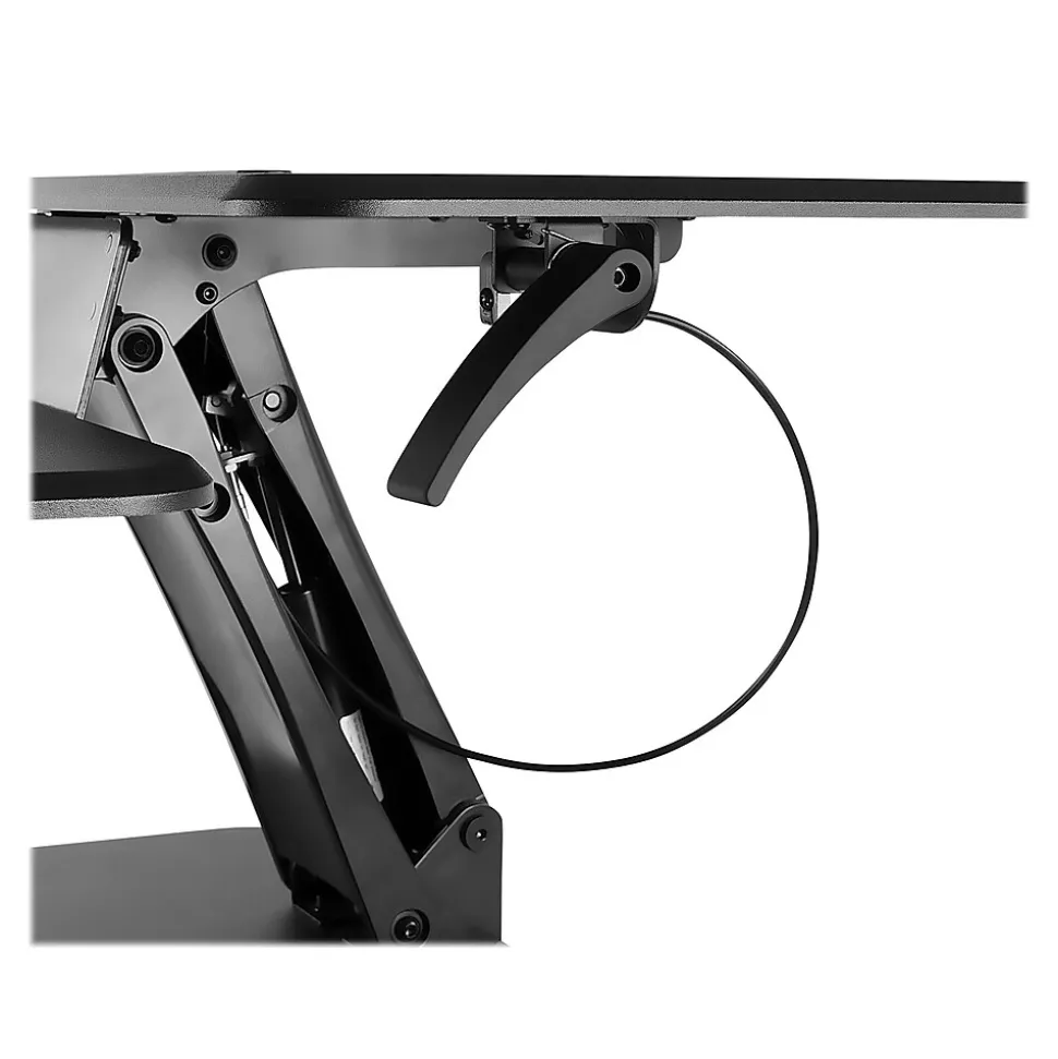 Mount-It! 25"W Manual Adjustable Standing Desk Converter, Black (MI-7957)