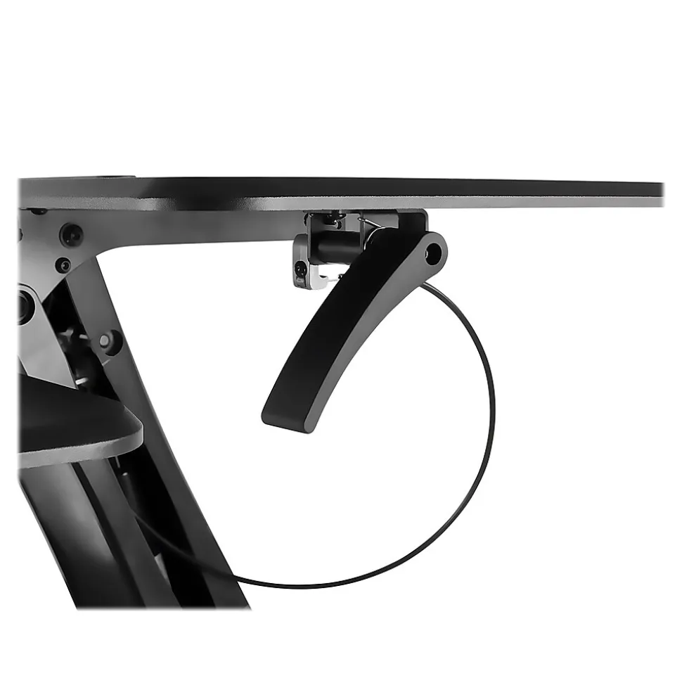 Mount-It! 25"W Manual Adjustable Standing Desk Converter, Black (MI-7957)