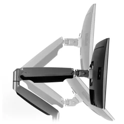 Mount-lt! Adjustable Dual Monitor Arm Mount, Up To 32