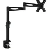 Mount-lt! Adjustable Monitor Arm, Up to 30", Black (MI-705)