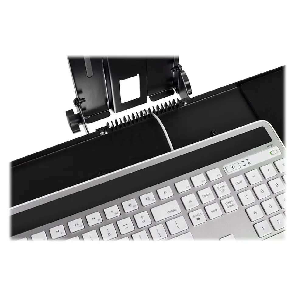 Mount-lt! Adjustable Monitor and Keyboard Wall Mount, Up to 32", Black (MI-7919)