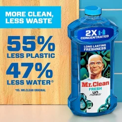 Mr. Clean Multi-Surface Cleaner, Unstopables Fresh Scent, 64 Fl. Oz. (10720)