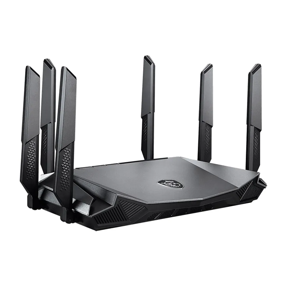 MSI RadiX AX6600 Tri Band MU-MIMO WiFi 6 Gaming Router, Black (RADIXAX6600)