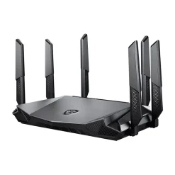 MSI RadiX AX6600 Tri Band MU-MIMO WiFi 6 Gaming Router, Black (RADIXAX6600)