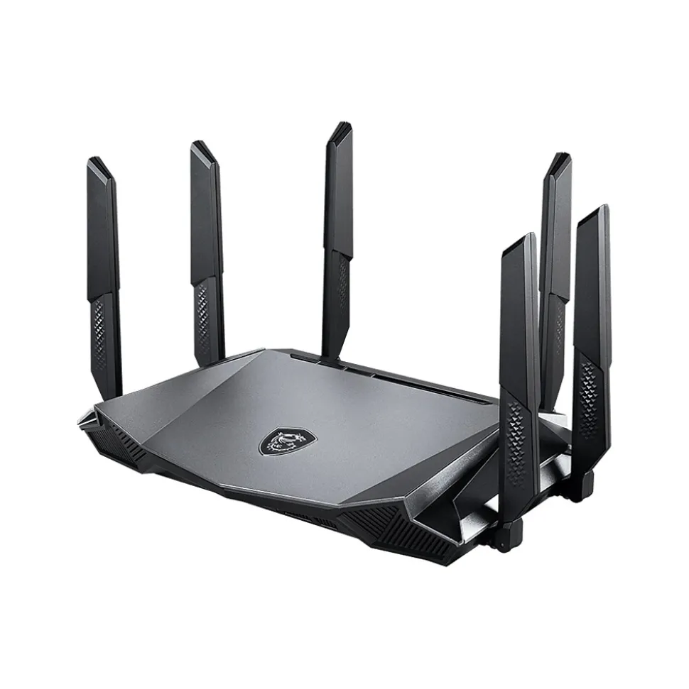 MSI RadiX AX6600 Tri Band MU-MIMO WiFi 6 Gaming Router, Black (RADIXAX6600)