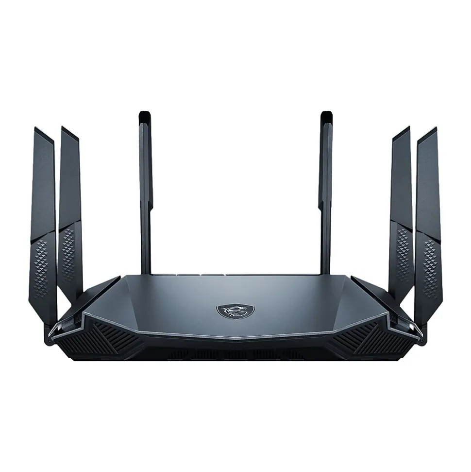 MSI RadiX AX6600 Tri Band MU-MIMO WiFi 6 Gaming Router, Black (RADIXAX6600)