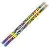 Musgrave Pencil Company Perfect Attendance Wooden Pencil, 0.5mm, #2 Hard Lead, 144/Box (MUS2329G)