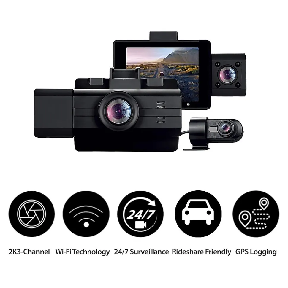 myGEKOgear Scout Pro 8.3 Megapixel Vehicle Camera, Black (GOSP32G)