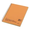 National Brand Brown Board Cover 1-Subject Notebooks, 8" x 10", Narrow Ruled, 80 Sheets, Brown (RED33008)