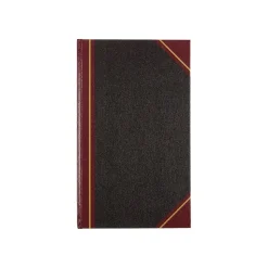 National Texhide Series Record Book, 8.75" x 14.25", Black, 150 Sheets/Book (57131)