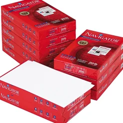 Navigator Premium 8.5" x 14" Multipurpose Paper, 20 lbs., 97 Brightness, 5000 Sheets/Carton (NMP1420)