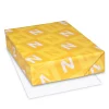 Neenah Paper Astrobrights 135 lb. Cover Paper, 8.5" x 11", Yellow/White Dupex, 1500 Sheets/Case (45305A)