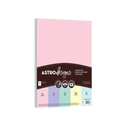 Neenah Paper Astrodesigns 65 lb. Cardstock Paper, 8.5" x 11", Pastel Assortment, 50 Sheets/Pack (91803)
