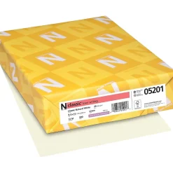 Neenah Paper CLASSIC Linen Writing Paper, 8 1/2" x 11", 24 lb., Linen Finish, Natural White, 500/Ream (05201)