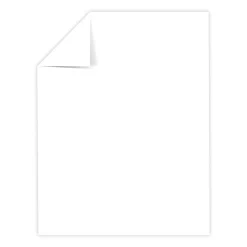Neenah Paper Neenah Bright White 65 lb. Cardstock Paper, 8.5" x 11", Bright White, 250 Sheets/Pack (91904/92904)