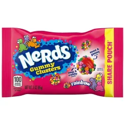 Nerds Rainbow Gummy Clusters Share Pack, 3 oz, 12/PK (220-02360)