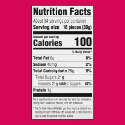 Nerds Rainbow Gummy Clusters Share Pack, 3 oz, 12/PK (220-02360)