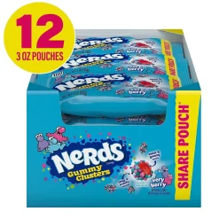 Nerds Very Berry Gummy Clusters Share Pack, 3 oz, 12/PK (220-02361)