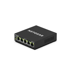Netgear 300 Series Plus 5-Port Gigabit Ethernet Managed Switch, Black (GS305E-100NAS)