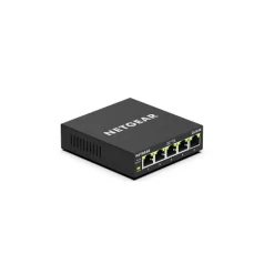 Netgear 300 Series Plus 5-Port Gigabit Ethernet Managed Switch, Black (GS305E-100NAS)