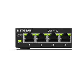 Netgear 300 Series Plus 5-Port Gigabit Ethernet Managed Switch, Black (GS305E-100NAS)