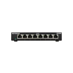 Netgear 300 Series 8-Port Gigabit Ethernet Unmanaged Switch, Black (GS308-300PAS)