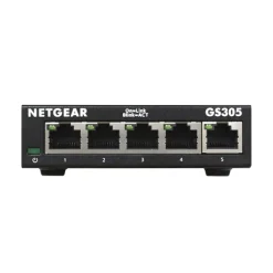 Netgear 300 Series 5-Port Gigabit Ethernet Unmanaged Switch, Black (GS305-300PAS)