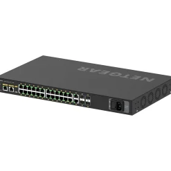 Netgear AV Line 26-Port Gigabit Ethernet Managed Switch, Black (GSM4230P-100NAS)