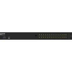Netgear AV Line 26-Port Gigabit Ethernet Managed Switch, Black (GSM4230P-100NAS)