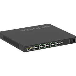 Netgear AV Line 26-Port Gigabit Ethernet Managed Switch, Black (GSM4230PX-100NAS)