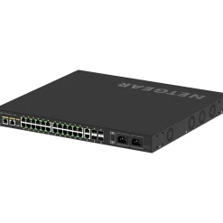 Netgear AV Line 26-Port Gigabit Ethernet Managed Switch, Black (GSM4230UP-100NAS)