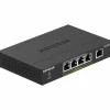 Netgear GS305PP 5-Port Gigabit Ethernet PoE+ Unmanaged Switch, Black (GS305PP-300NAS)