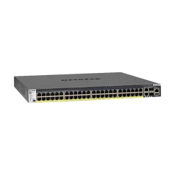 Netgear M4300-52G-PoE+ 52-Port Gigabit Ethernet Managed Switch, Black (GSM4352PB-100NES)