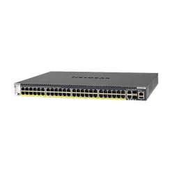 Netgear M4300-52G-PoE+ 52-Port Gigabit Ethernet Managed Switch, Black (GSM4352PB-100NES)