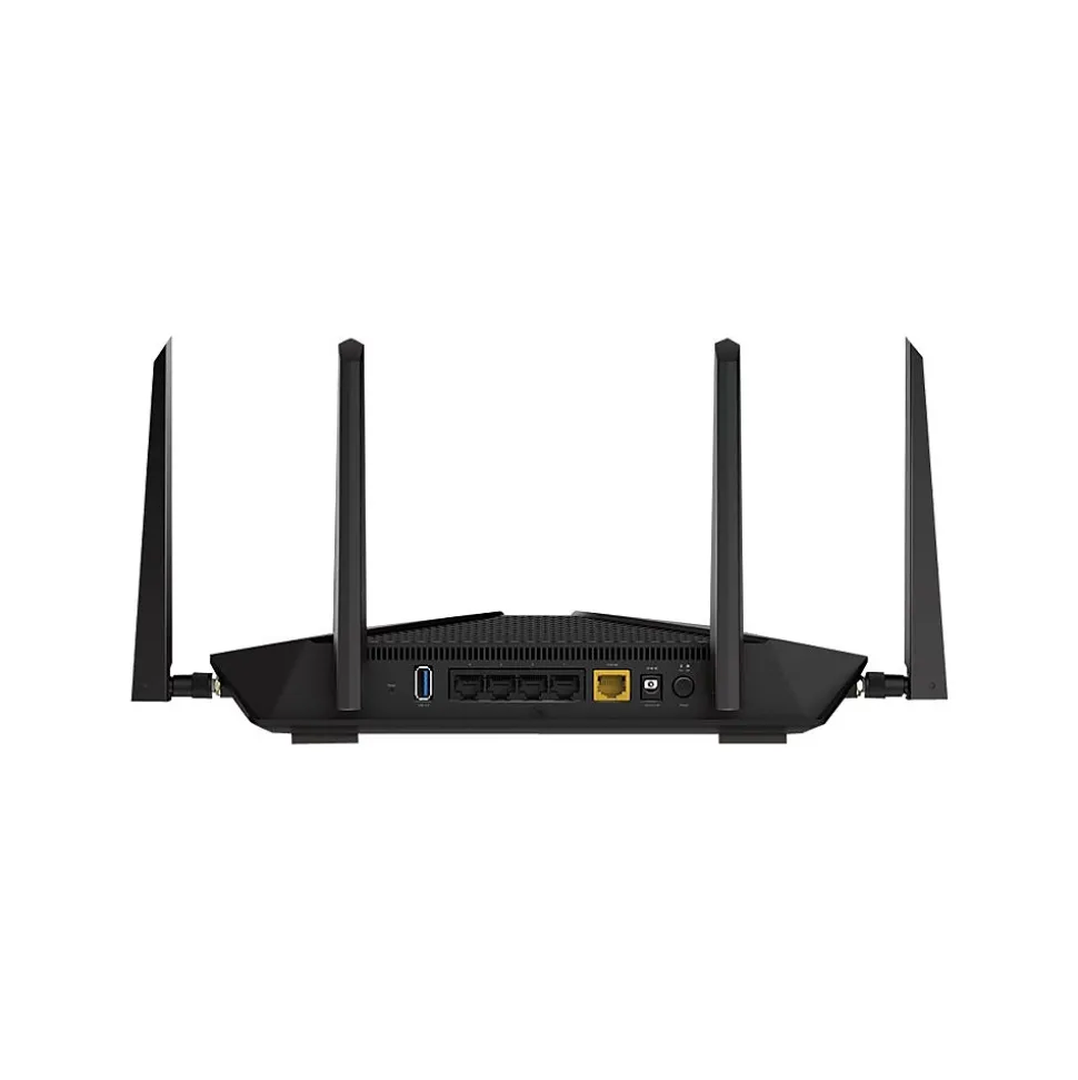 Netgear Nighthawk AX5400 Dual Band Gaming Router, Black (RAX50-100NAS)