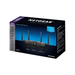 Netgear Nighthawk AX5400 Dual Band Gaming Router, Black (RAX50-100NAS)
