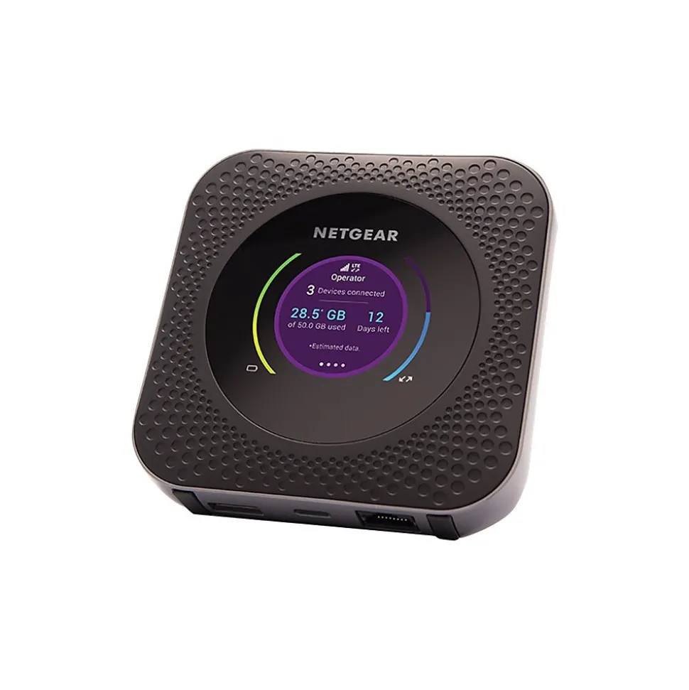 Netgear Nighthawk M1 AC1000 Dual Band Router, Black (MR1100-100NAS)