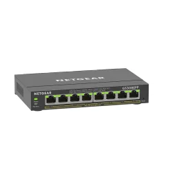 Netgear Plus 8-Port Gigabit Ethernet PoE Managed Switch, Black (GS308EPP-100NAS)