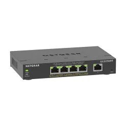 Netgear Plus 5-Port Gigabit Ethernet Managed Switch, 10/100/1000 Mbps (GS305EPP-100NAS)