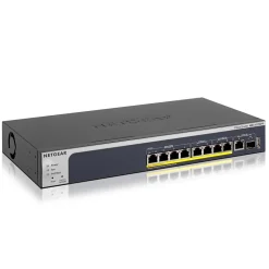 Netgear 10-Port Gigabit Ethernet Smart Switch, Blue (MS510TXPP-100NAS)