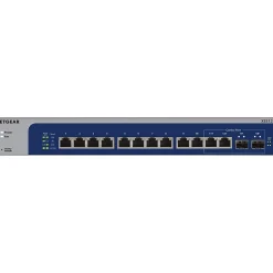 Netgear 12-Port Gigabit Ethernet Managed Switch, Blue/Gray (XS512EM-100NAS)