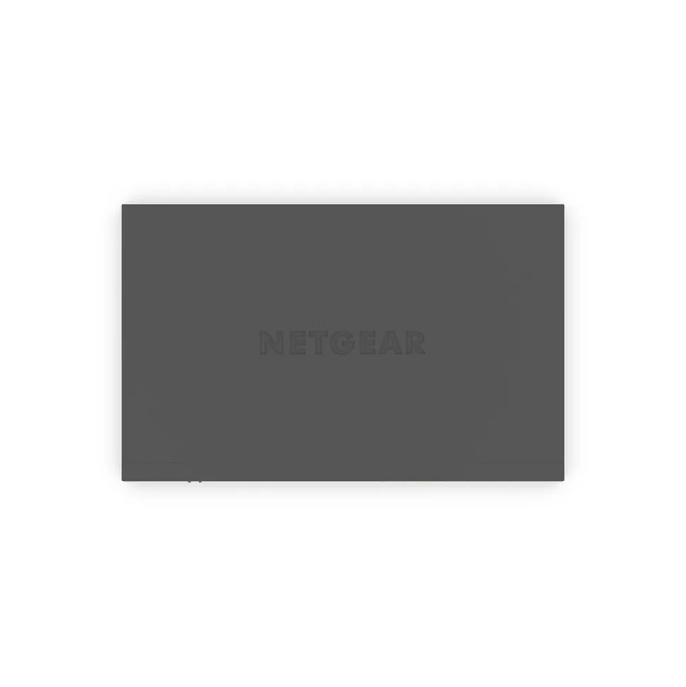 Netgear 16-Port Gigabit Ethernet PoE Unmanaged Switch, 10/100/1000 Mbps, Black/Blue (GS516UP-100NAS)