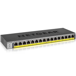 NETGEAR 16-Port PoE/PoE+ Gigabit Ethernet Unmanaged Switch (GS116LP-100NAS)