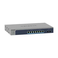 Netgear Pro 10-Port Gigabit Ethernet Smart Switch, Gray/Blue (MS510TXUP-100NAS)